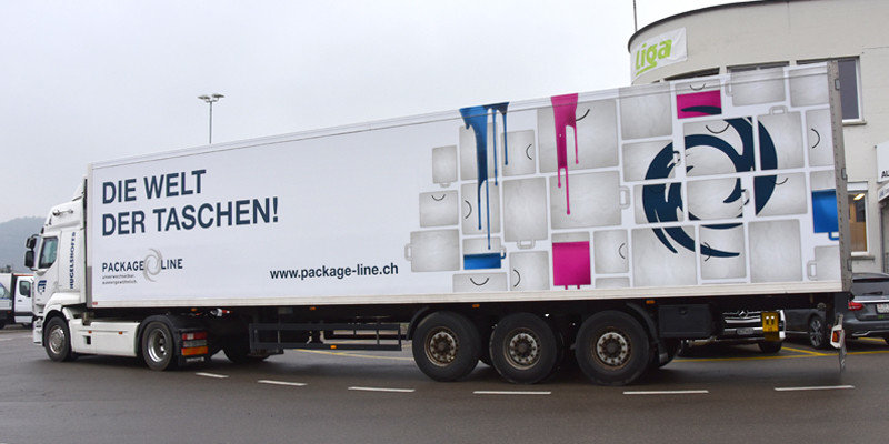 Packageline Lastwagen Taschen